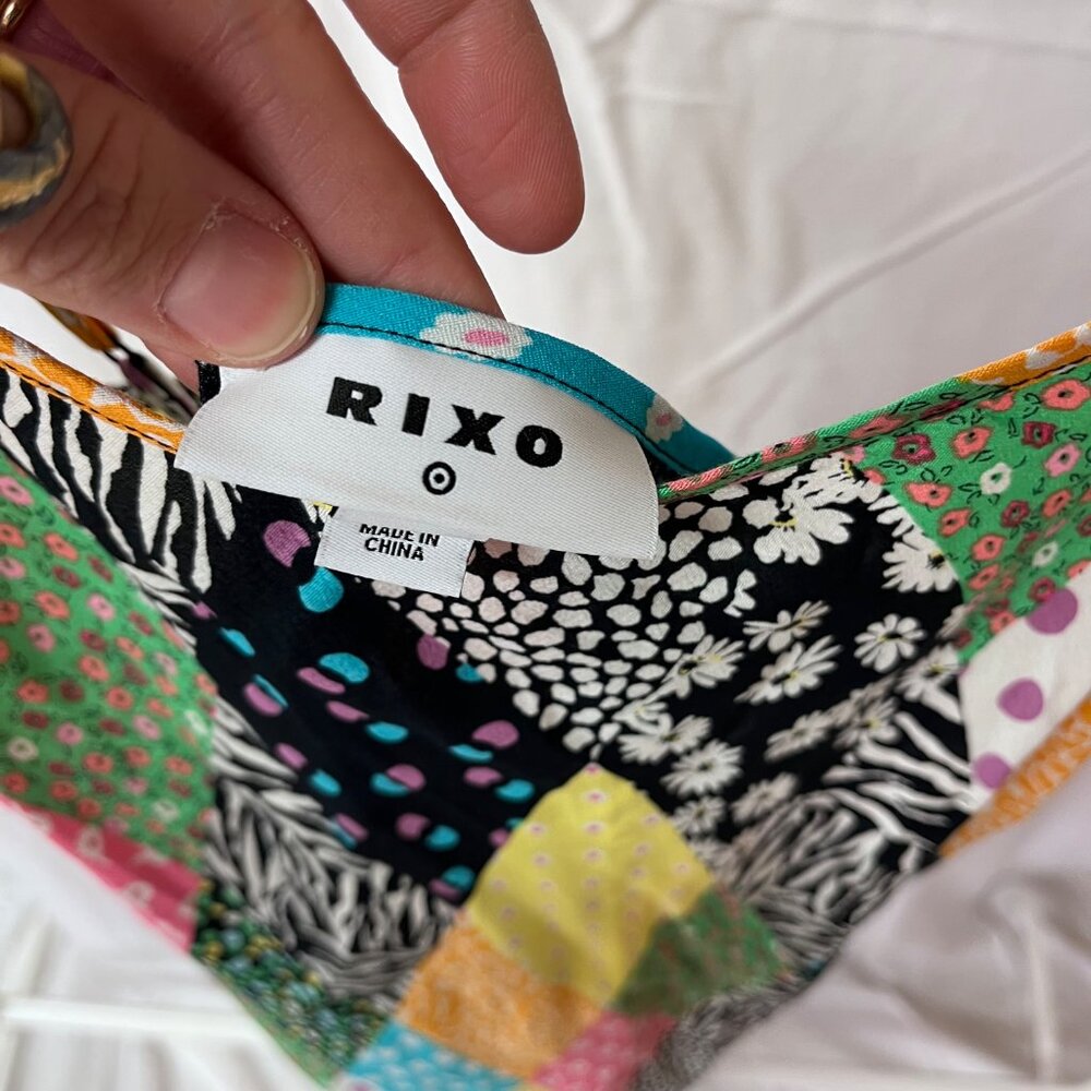 RIXO for Target Patchwork Sleeveless Slip Dress XL - image 6